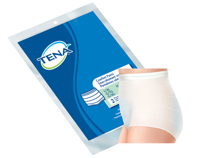 TENA Comfort Pants, Large/X-Large, Manu # 36055, Pack of 2