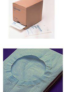 Sterile Surgical Field Drape, Fenestrated with Hole, 18x26 Inch, Box of 50