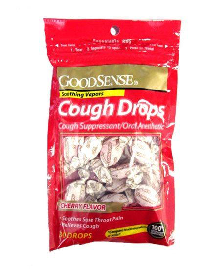 Cough Drops (HALLS Substitute) Cherry Flavor, 30 ct