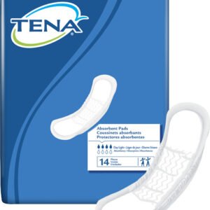 TENA Day Light 2 Piece Heavy Incontinence Pad, Moderate Absorbency, 62326 Case of 84