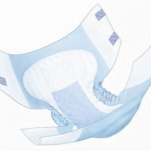 Wings Quilted Overnight Briefs, Tab Closure, Medium, Heavy Absorbency, Case of 96