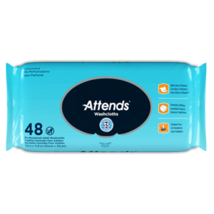 Attends Personal Wipes, Soft Pack with Aloe, Unscented, Case of 576