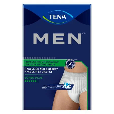 TENA Men Super Plus Disposable Underwear with Tear Away Seams, Heavy  Absorbency, Small/Medium, 81780, Case of 64 – HomeSupply