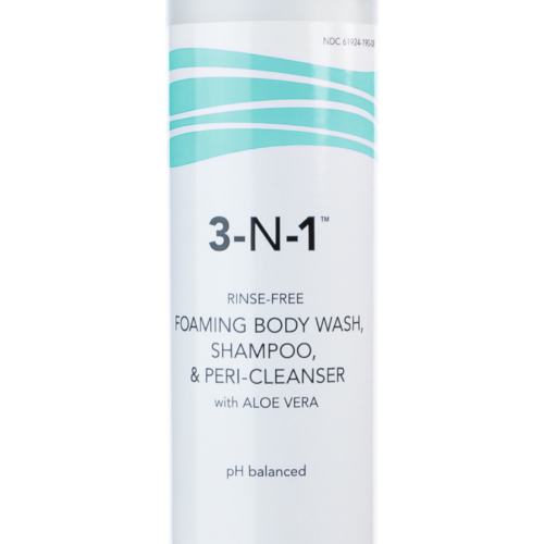 3-N-1 Cleansing Foam with Aloe Vera, Lightly Scented, 7.5oz Pump Bottle