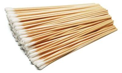 Dukal Applicators Cotton Tip Wood Shaft 3 Inch, Non-Sterile 4301