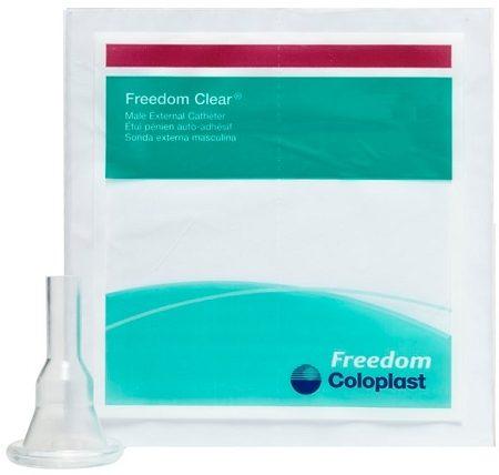 Coloplast Male External Condom Catheter, 23mm, Freedom Clear, Small COL5100