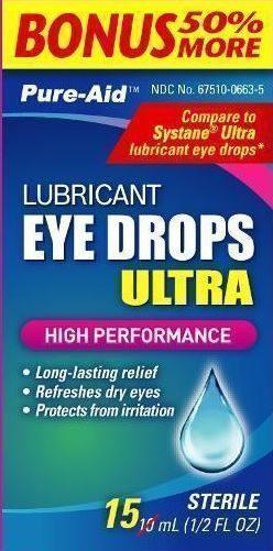 Pure-Aid Yktra Eye Drops 15ml