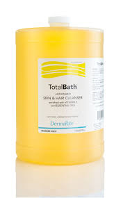 TotalBath Shampoo and Body Wash, 1 Gallon Flat Top Jug, Scented, Case of 4