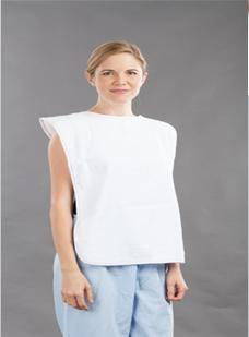Clothing Protector White 18x30 Snap Closure