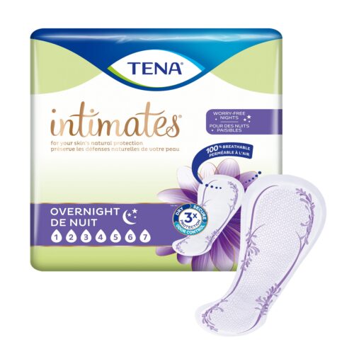 TENA Intimates™ Overnight Incontinence Pads, Maximum Absorbency, 54282
