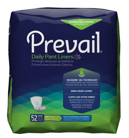 Prevail Daily Bladder Control Pad, Small, Moderate Absorbency