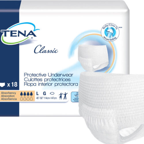 TENA® Classic Protective Incontinence Underwear, Moderate Absorbency, Large, 72514