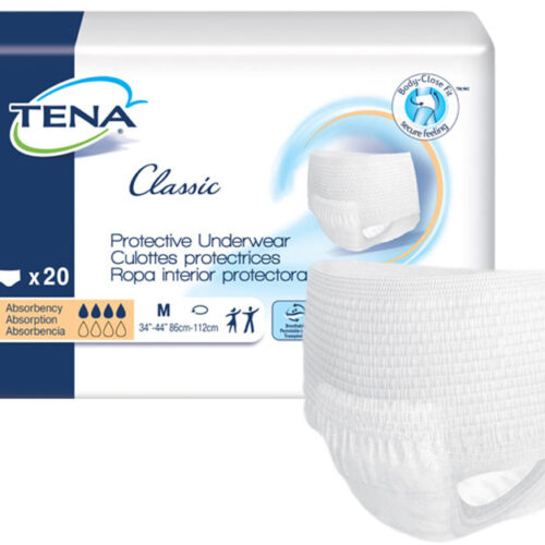 TENA® Classic Protective Incontinence Underwear, Moderate Absorbency, Medium, 72513