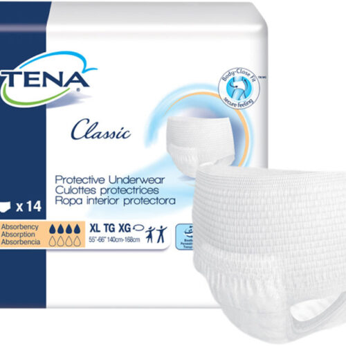 TENA® Classic Protective Incontinence Underwear, Moderate Absorbency, X-Large, 72516
