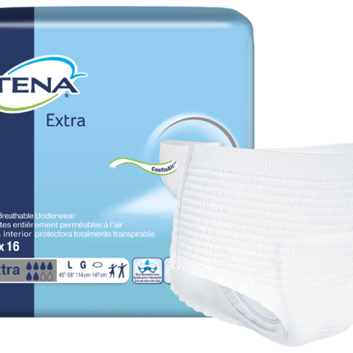 TENA® Extra Protective Incontinence Underwear, Moderate Absorbency, Large, 72332
