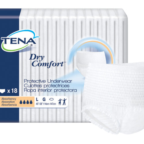 TENA® Dry Comfort® Protective Incontinence Underwear, Moderate Absorbency, Large, 72423